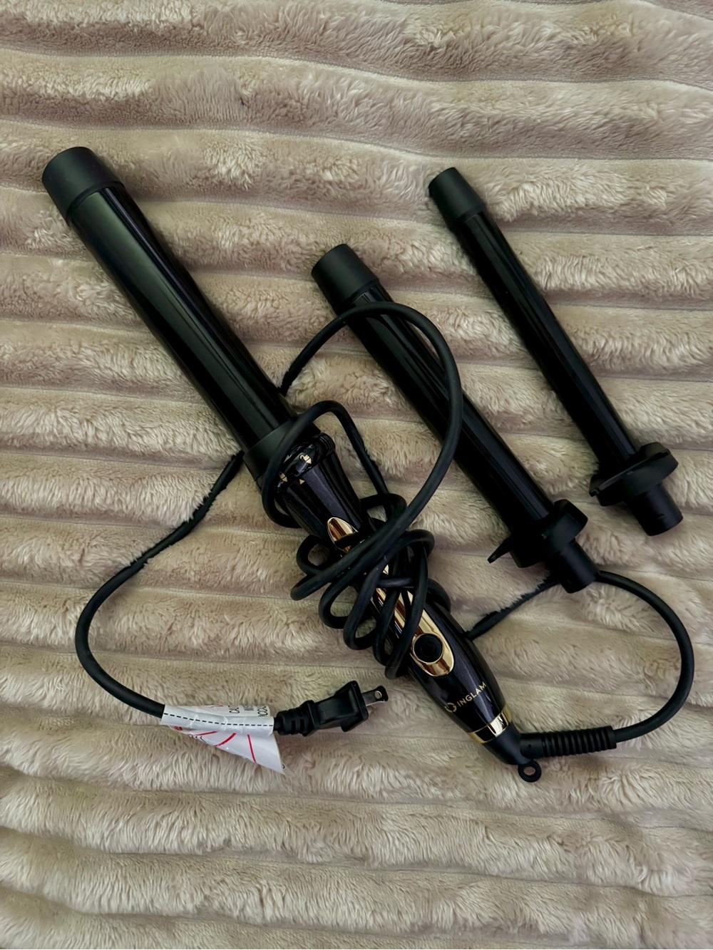 Inflan Interchangeable Barrel Curling Wand